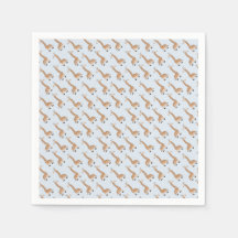 Självdesignade Baby Giraff Servetter