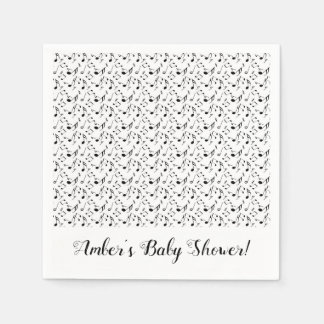 Självdesignade musikfestservetter pappersservett