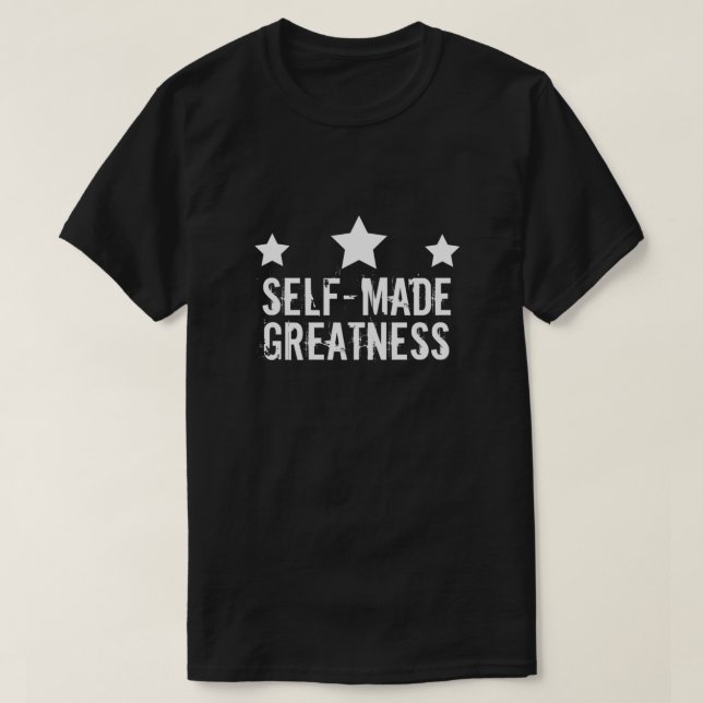 Själven gjorde storhetT-tröja T-shirt (Design framsida)
