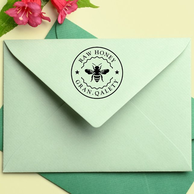 Självfärgad stämpel med Bie (Skapare uppladdad)