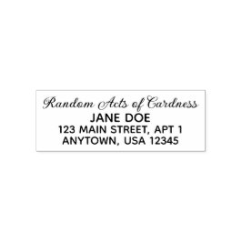 Självfärgande Gummistämpel Stämpel