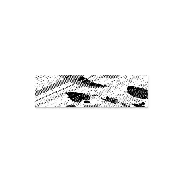 Självfärgande Gummistämpel Stämpel (Design)