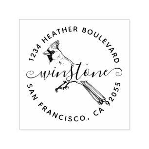 SJÄLVFÄRGANDE STÄMPEL