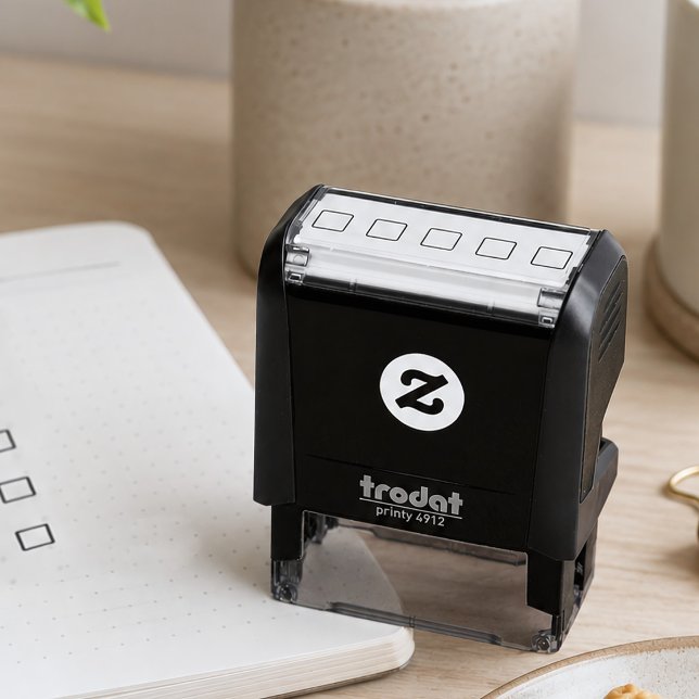 Självfärgande stämpel för krysslistor (Handy stamp for your 5 daily task list)