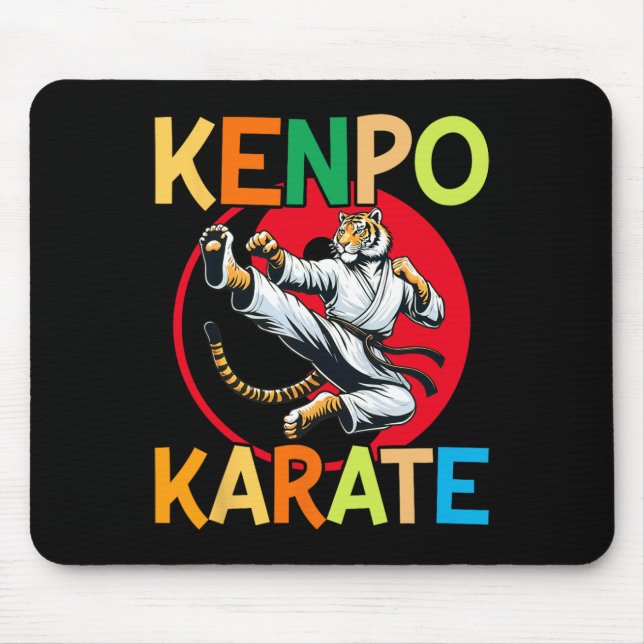 Självförsvar Kenpo Karate Martial Arts Musmatta (Framsidan)
