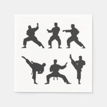 Självförsvarspappersservetter, Karate Taekwondo-fe