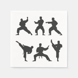 Självförsvarspappersservetter, Karate Taekwondo-fe Pappersservett