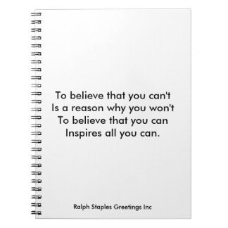 Självförtroende Anteckningsbok