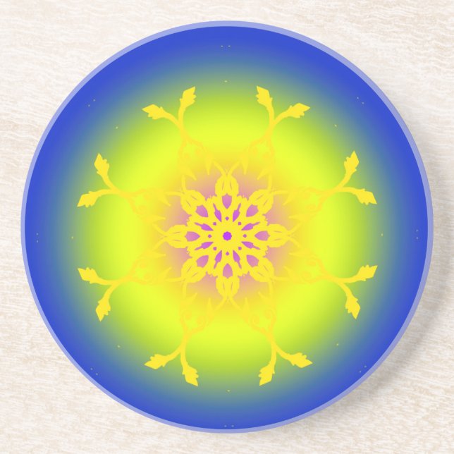 Självförtroende Mandala Underlägg (Framsidan)
