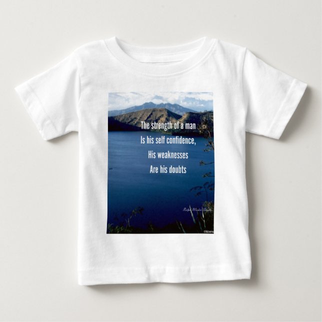 Självförtroende - motiverat citat tee shirt (Framsida)