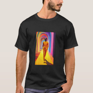 Självförtroende och Färgrik Du går. T Shirt