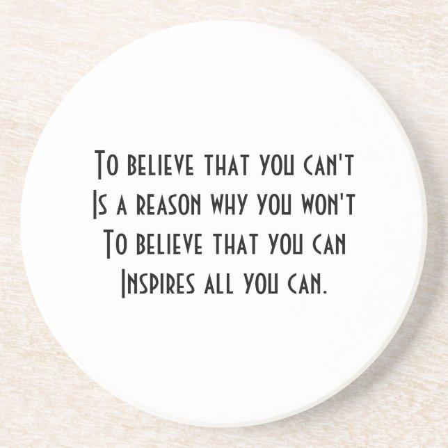 Självförtroende Underlägg Sandsten (Framsidan)