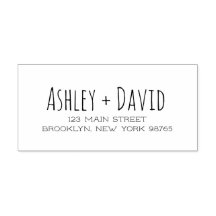 Självfyllande Frimärke för handskriven Returadress