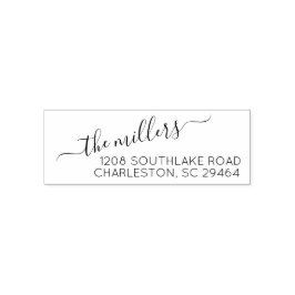 Självfyllande Frimärke för klassisk Returadress Självfärgande Stämpel