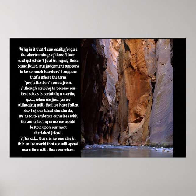 Självgående inspirerande för förlåtelse poster (Framsidan)