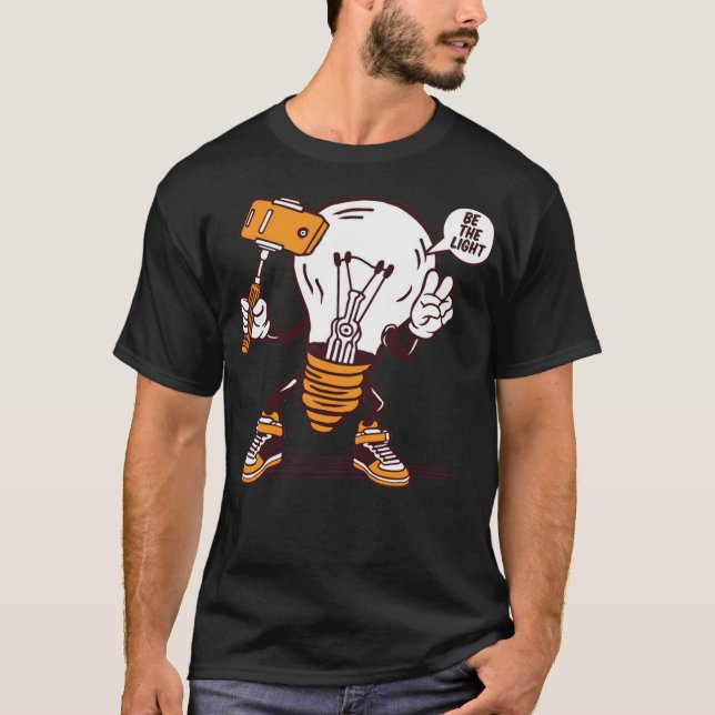 Självglödlampa T Shirt (Framsida)