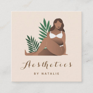 Självhäftande Kärlek-Aesthetics Social Media Fyrkantigt Visitkort