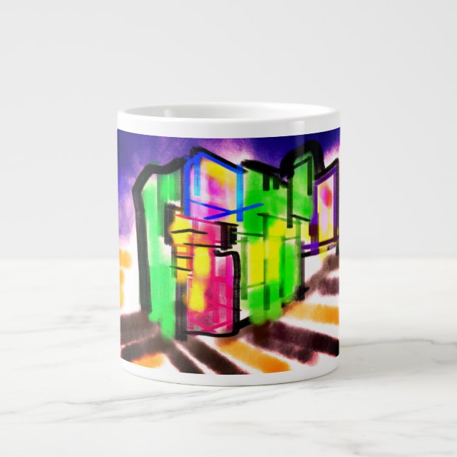 Självhäst kärlek  jumbo mugg (Framsidan)