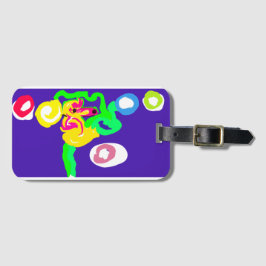 Självhustkonst kung  bagagebricka