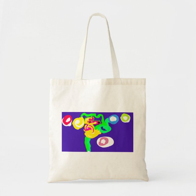 Självhustkonst kung  tygkasse (Framsidan)