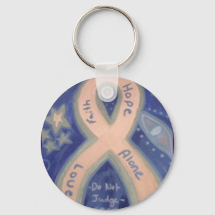 SjälvInury medvetenhet Keychain Nyckelring