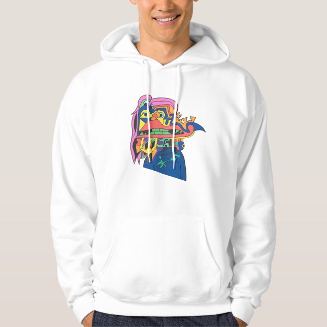 Självkänsla under uppbyggnad hoodie (Framsida)