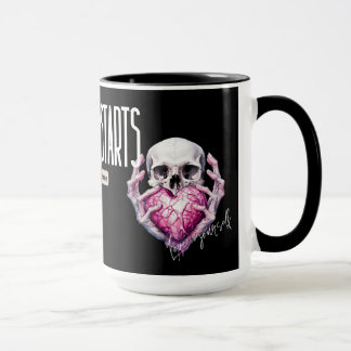 Självkärlek kaffemugg