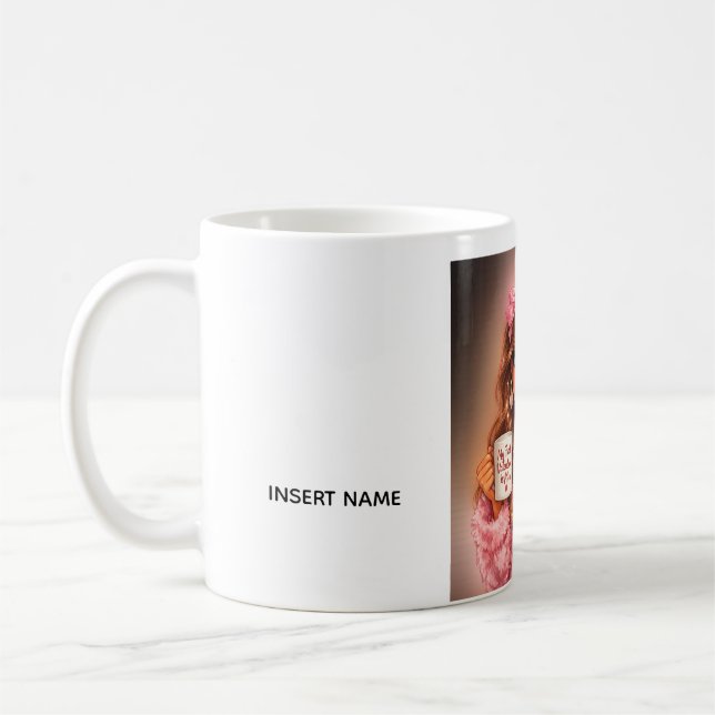 SJÄLVKÄRLEKENS ÅRSTID - VALENTINSKÄRLEK FÖR KVINNO KAFFEMUGG (Vänster)