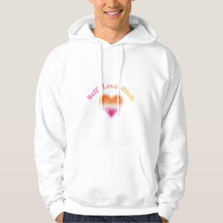 Självkärleksklubb – Feministisk Empowerment Retrod Hoodie