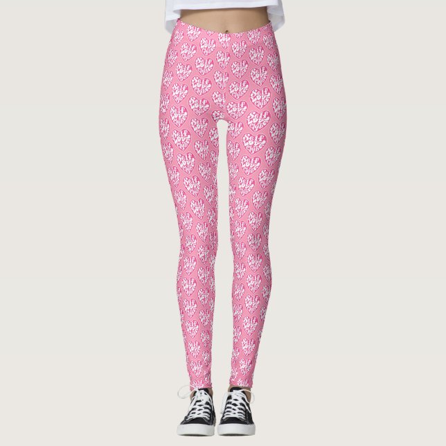 Självkärleksklubb Leggings (Framsida)