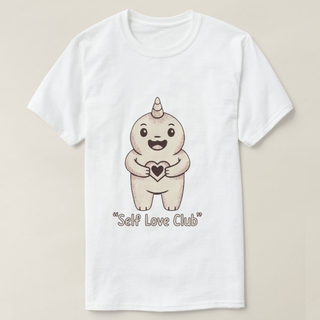 Självkärleksklubb T Shirt (Design framsida)