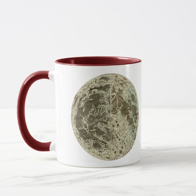 Självkartläggning eller Karta i Måne - 1780 Mugg (Vänster)