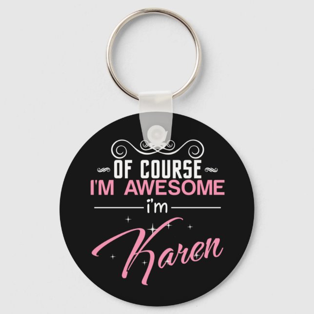 Självklart är jag Fantastisk, jag är Karen Nyckelring (Framsida)