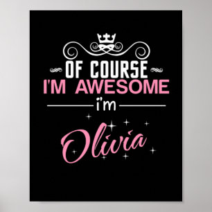 Självklart är jag Fantastisk Olivia Poster