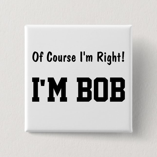 Självklart är jag Höger-knapp Knapp (Framsida)