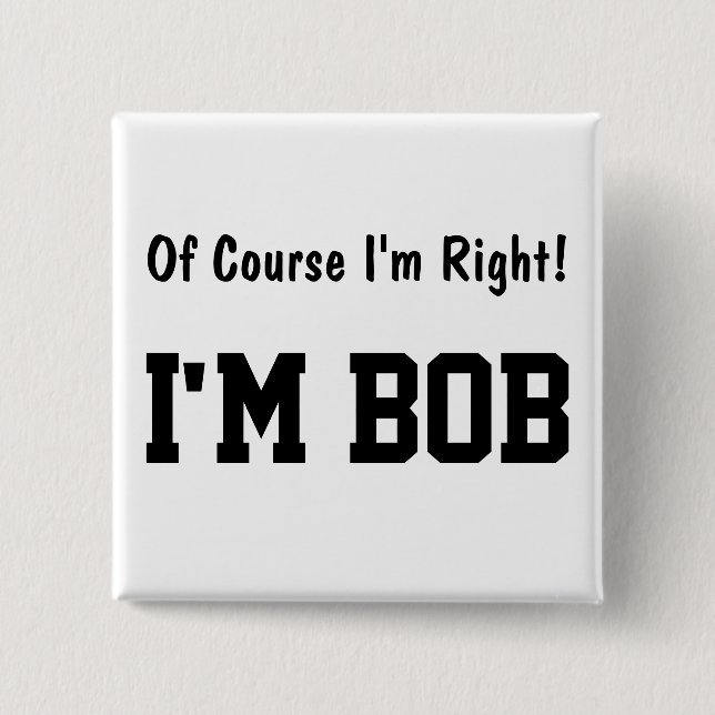 Självklart Har Jag Rätt Knapp (Framsida)