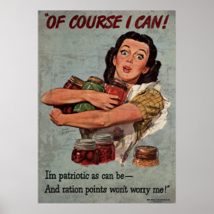 Självklart kan jag! Jag är så patriotisk som möjli Poster