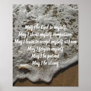 Självkomprimering av inspiration Poster utskriftsd