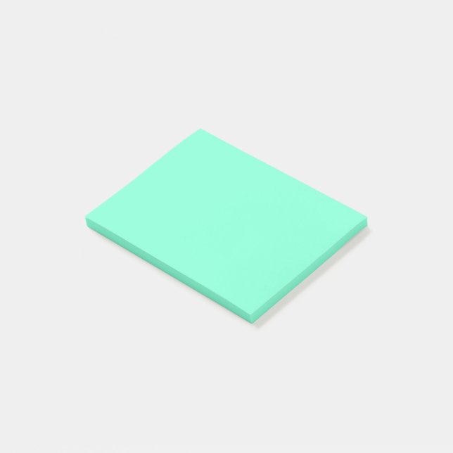 Självlysande Akvamarin Post-it Block (Vinklad)