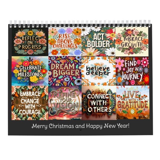 SJÄLVMÅNGA KLASSIKTKLASSIFICERADE BOHO SOM ÅRLIGEN KALENDER (Baksida)