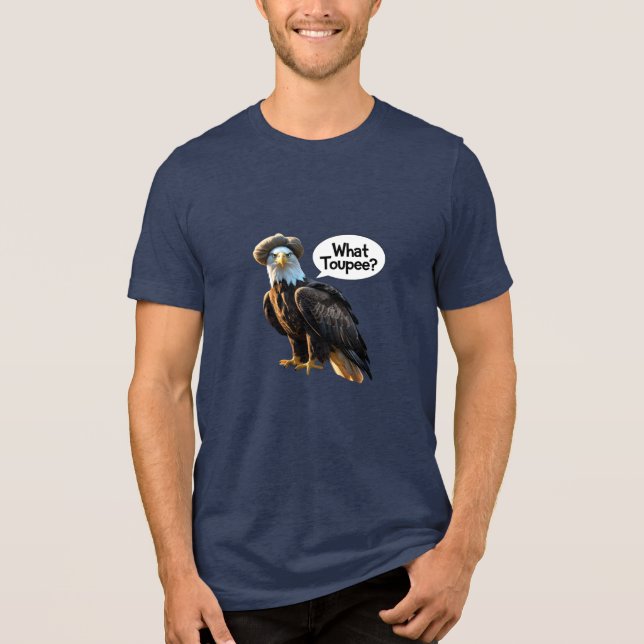 Självmedveten Vitörad Örn T Shirt (Framsida)