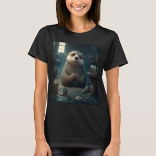Självmedvetna örtartade havssjöutter Puns 3 T Shirt