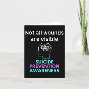 Självmord Ge smärtan mot någon annan. Suicide Aw Kort