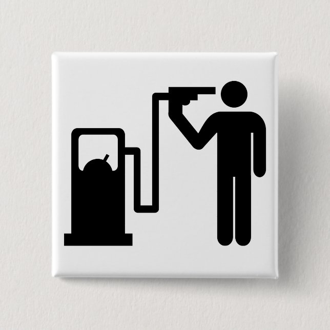 Självmord med bensin knapp (Framsida)