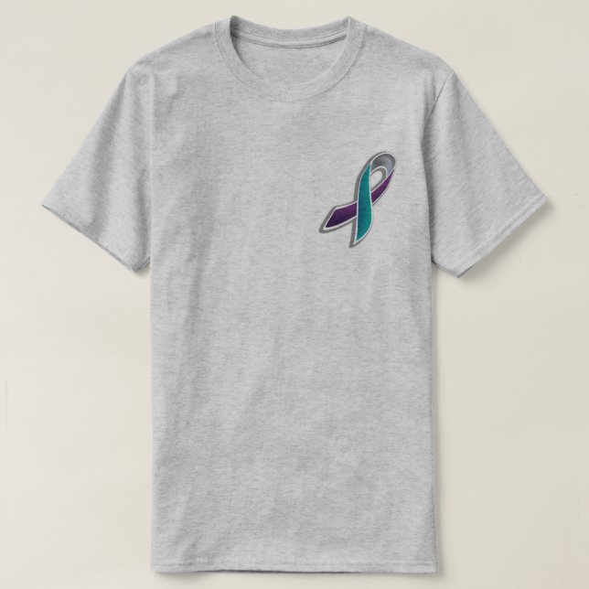 Självmord och PTSD-medvetenhetskjorta Tee (Design framsida)