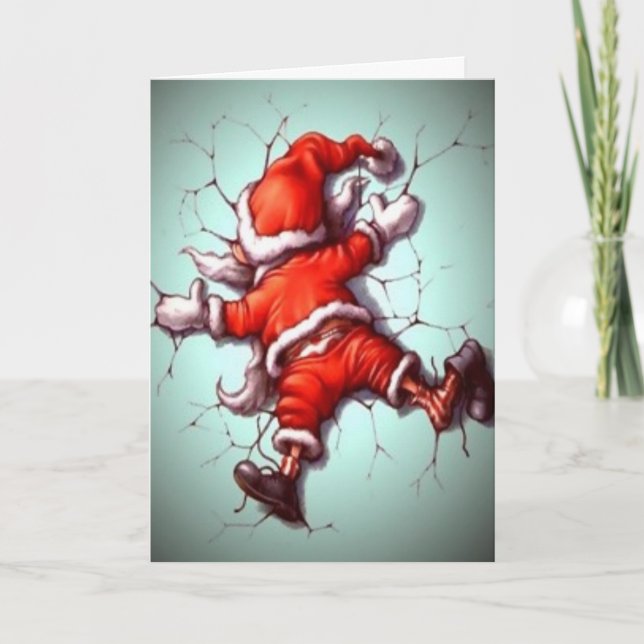 Självmord Santa Helgkort (Framsida)