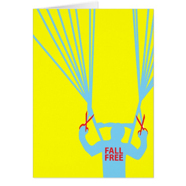 Självmord skydive OBS kort (Framsidan)