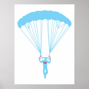 Självmord skydive poster