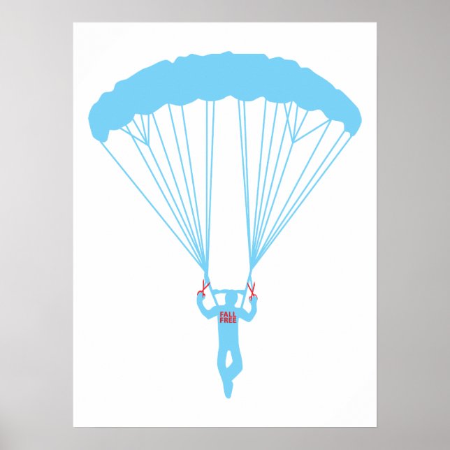 Självmord skydive poster (Framsidan)