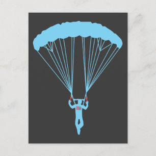 Självmord skydive vykort